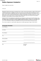 Utah Department of Health Rabies Exposure Evaluation Supplementary material for Evaluation of Online Risk Assessment To Identify Rabies Exposures Among Health Care Workers  Utah 2019