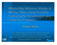 Measuring Airborne Metals at Mining Sites Using Portable Instruments Advantages and Potential Problems