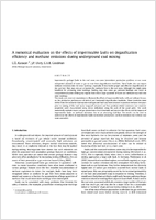 A Numerical Evaluation on the Effects of Impermeable Faults on Degasification Efficiency and Methane Emissions During Underground Coal Mining 200801
