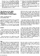 The effects of the AIDS epidemic on the safety of the nations blood supply