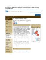 2018 Democratic Republic of the Congo Bikoro Ebola Ebola Virus Disease May 2018