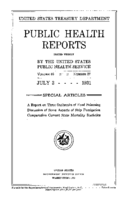 Public Health Reports  v 46 no 27  cover