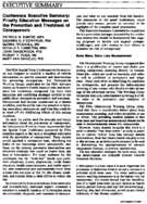 Conference executive summary priority education messages on the prevention and treatment of osteoporosis