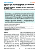 Influenza Virus Respiratory Infection and Transmission Following Ocular Inoculation in Ferrets