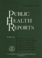 Public Health Reports  v 78  no 7  cover