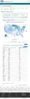 United States laboratory testing Cumulative COVID19 Viral RTPCR Laboratory Tests Performed per 100k by StateTerritory January 21 2021