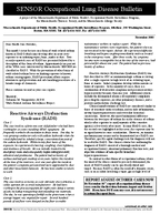 Reactive Airways Dysfunction Syndrome RADS