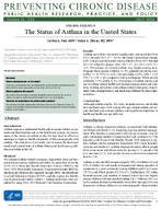 The Status of Asthma in the United States