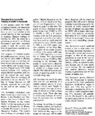 Editorial Changing directions in the training of health professionals