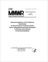 Morbidity and Mortality Weekly Report Recommendations and Reports April 9 1993  Vol 42  No RR4