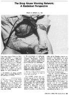 The Drug Abuse Warning Network A Statistical Perspective