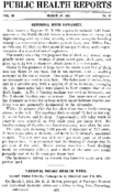 Public Health Reports  V 36 No 11 March 18 1921