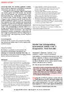 Model for Interpreting Discordant SARSCoV2 Diagnostic Test Results