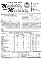 Morbidity and Mortality Weekly Report Vol 20 No 2 week ending January 16 1971