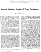 Genetic basis of acquired drug resistance