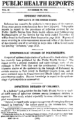 Public Health Reports  V 33 No 46 November 29 1918