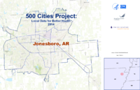 500 Cities Project Local Data for Better Health 2014 Jonesboro AR