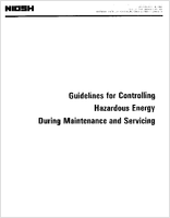 Guidelines for Controlling Hazardous Energy During Maintenance and Servicing