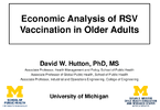 Economic analysis of RSV vaccination in older adults