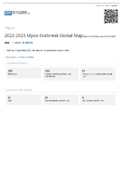 202223 mpox outbreak global map  deaths