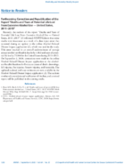 Notice to Readers Forthcoming Correction and Republication of the Report Deaths and Years of Potential Life Lost From Excessive Alcohol Use  United States 20112015