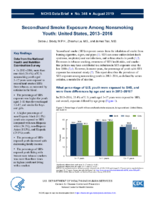 Secondhand smoke exposure among nonsmoking youth United States 20132016