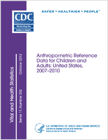 Anthropometric Reference Data for Children and Adults United States 20072010
