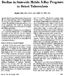 Decline in statewide mobile xray programs to detect tuberculosis