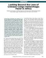 Looking Beyond the Lens of CrimeanCongo Hemorrhagic Fever in Africa