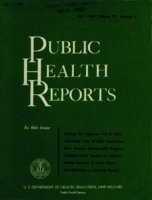Public Health Reports  v 75  no 7  cover