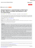 Dermal Exposure to Agrochemicals as Risk Factor for Skin Cancer in Farmers and Ranchers in the US Central States
