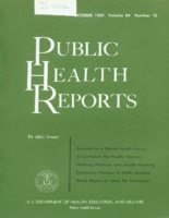 Public health reports  v 84 no 10  cover