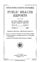 Public Health Reports  v 46 no 24  cover