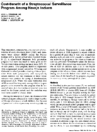 CostBenefit Of A Streptococcal Surveillance Program Among Navajo Indians