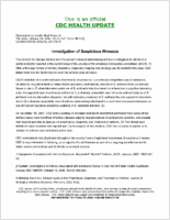 Investigation of suspicious illnesses