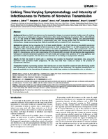 Linking TimeVarying Symptomatology and Intensity of Infectiousness to Patterns of Norovirus Transmission