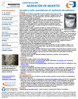 Construccin Narracin de Muertes Jornalero Sufre Quemaduras en Explosin de Adhesivo