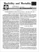 Morbidity and Mortality Weekly Report Vol 4 No 36 September 16 1955