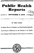 Public Health Reports  v 54 no 44  cover