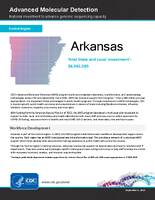 Advanced Molecular Detection National investment to advance genomic sequencing capacity Arkansas September 5 2023