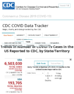 Trends in number of COVID19 cases in the US reported to CDC by stateterritory daily trends in number of COVID19 cases in the United States reported to CDC Sep 14 2020