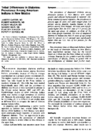 Tribal differences in diabetes prevalence among American Indians in New Mexico