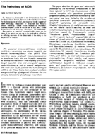The pathology of AIDS