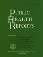 Public Health Reports  v 72  no 5  cover