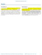 Morbidity and Mortality Weekly Report MMWR Supplements Morbidity and Mortality Weekly Report MMWR 2016 v 65 no 5 Erratum