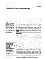 Coccidioidomycosis epidemiology