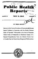 Public Health Reports  v 56 no 19  cover