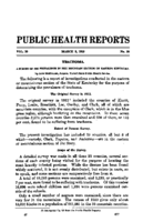 Public Health Reports  V 30 No 10 March 5 1915