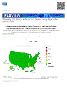FluView Weekly US Map Influenza Summary Update