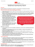 Gambling and Interpersonal Violence